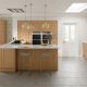 Cambridge complete kitchen fair price door in solid oak traditional wooden shaker doors