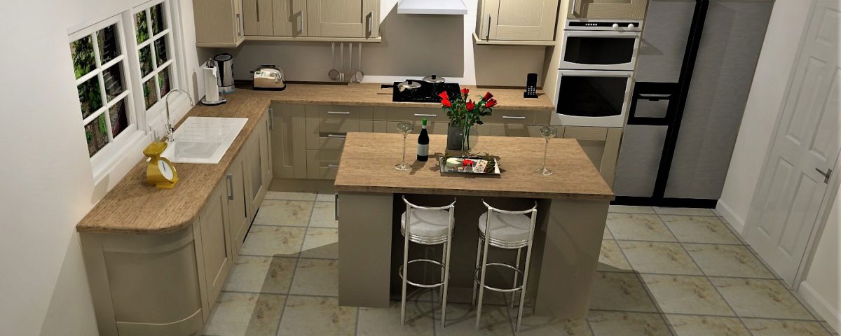 Steve and Cathys ArtiCAD Kitchen installation design from fair price kitchens, heckmondwike, west yorkshire
